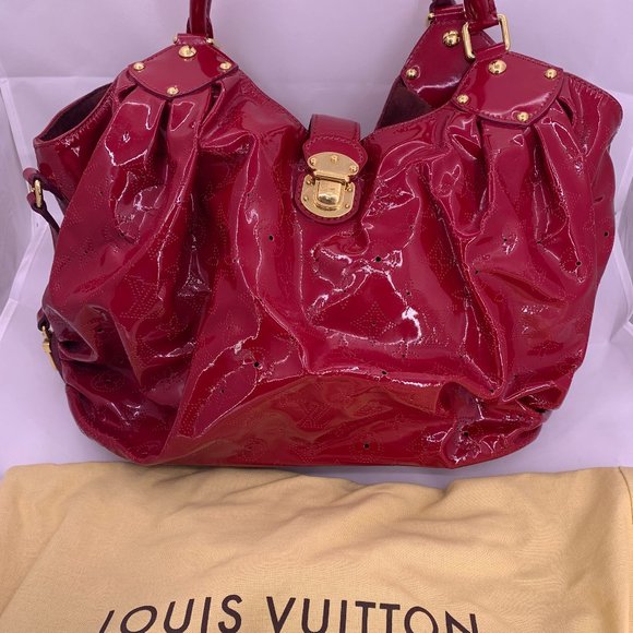 Louis Vuitton Cerise Mahina Patent Leather Surya Bag - Picture 1 of 14